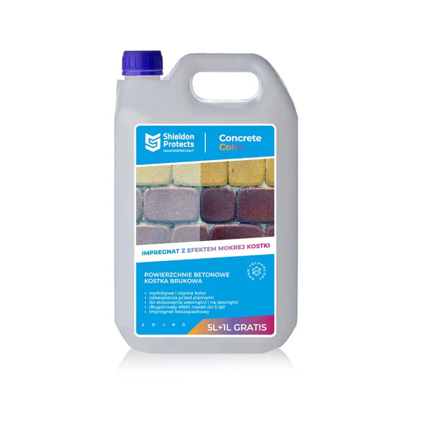 Захисний засіб для бруківки «мокра бруківка» Shieldon Protects Concrete Color